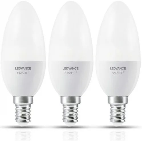 SADA 3x LED Stmievateľná žiarovka SMART+ E14/5W/230V 2700K - Ledvance