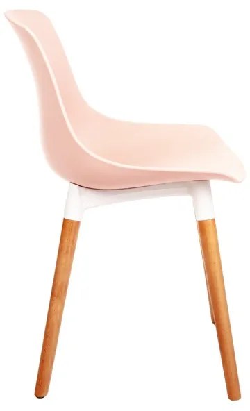 Ružová jedálenská stolička ROSA