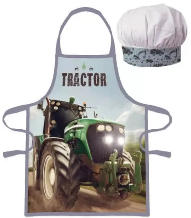 DISNEY, Detská kuchynská súprava TRAKTOR zelený