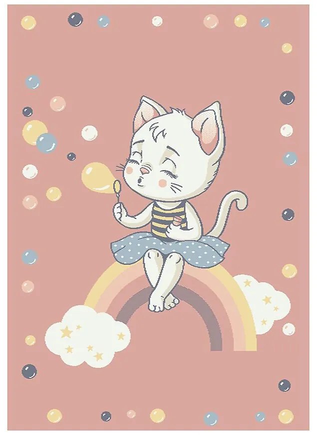 Koberec Sunny Kids 1,6/2,3 06RWR ružový