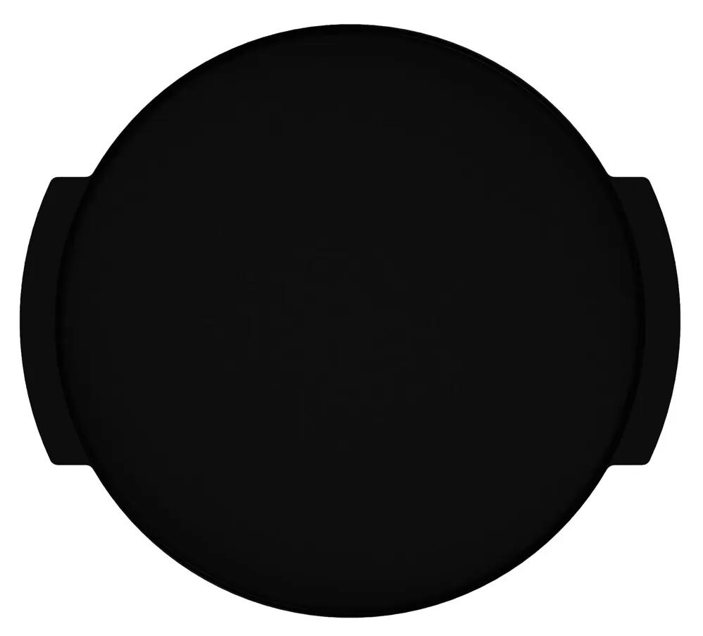 Podnos Tray Carry, okrúhly – čierny