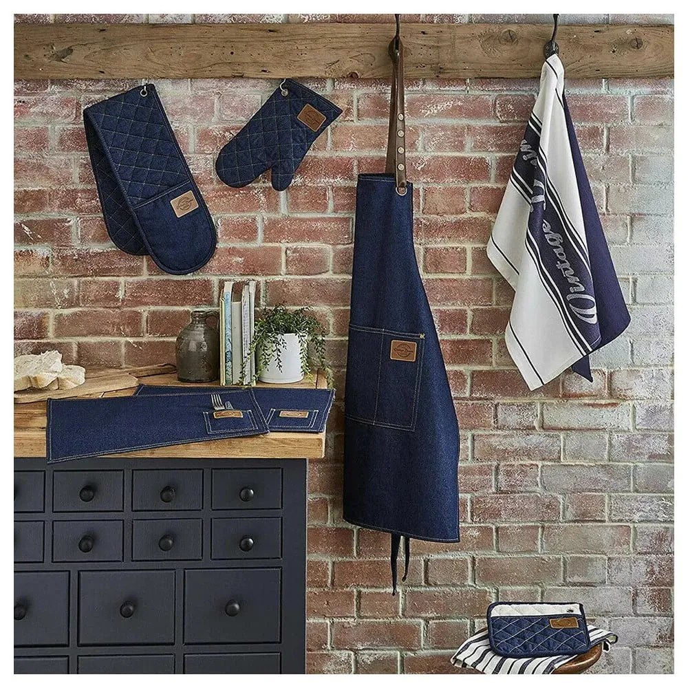 Dvojitá kuchynská chňapka Cooksmart ® Oxford Denim