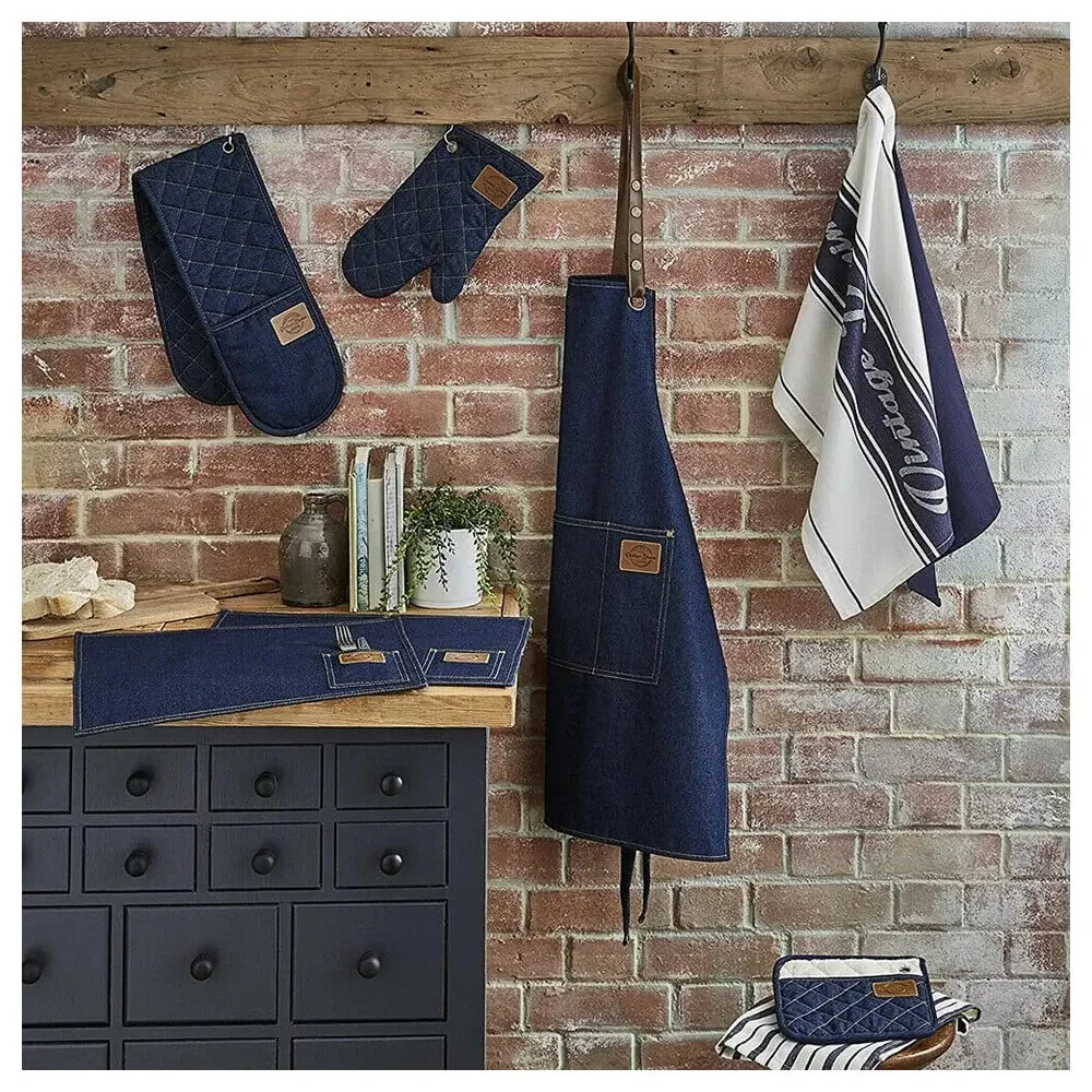 Sada 3 kuchynských utierok Cooksmart England Denim