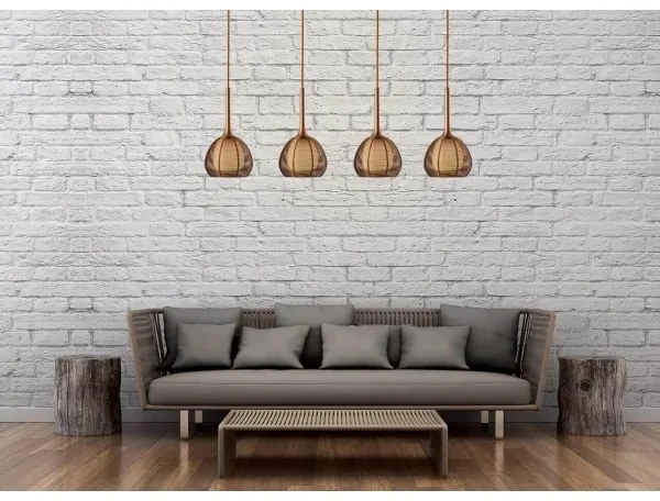 Klausen 114002 - Luster na lanku NEST 4xE14/6W/230V medená