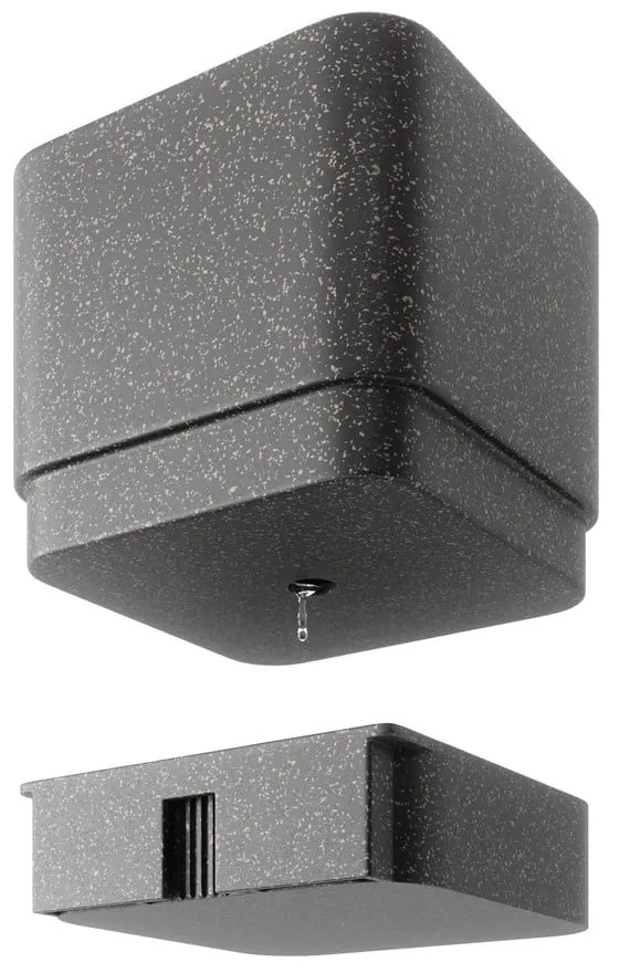 Závesné plastové kvetináče na bylinky v súprave 4 ks Cubiko – Umbra