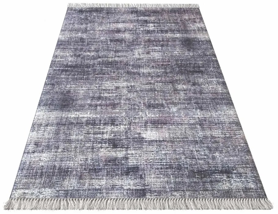 Tmavo sivý behúň so strapcami Šírka: 160 cm | Dĺžka: 220 cm