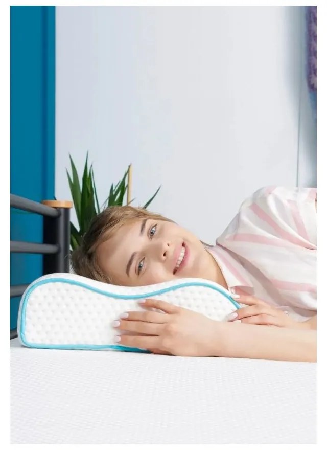 Anatomický vankúš s výplňou z pamäťovej peny 42x61,5 cm – Mila Home