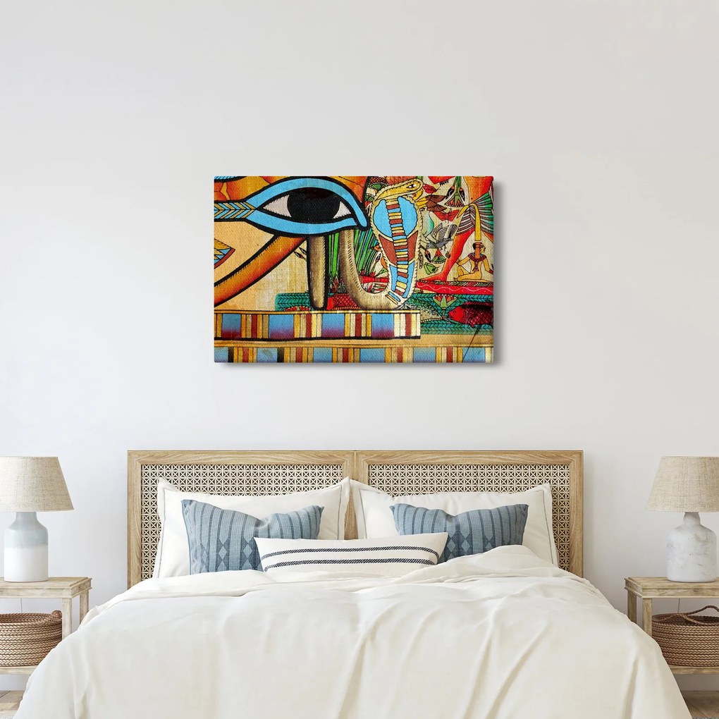 Obraz s egyptskými motívmi (90x60 cm)