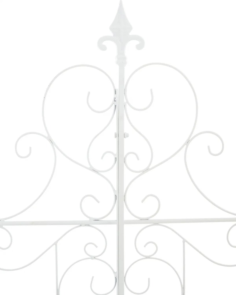 Mriežka na popínavé rastliny Mandevilla - 133 x 99 cm - Biela