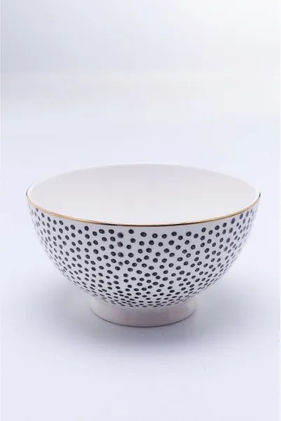 KARE DESIGN Sada 4 ks Miska na cereálie Dotty 15 cm 8,3 × 15,1 × 15,1 cm