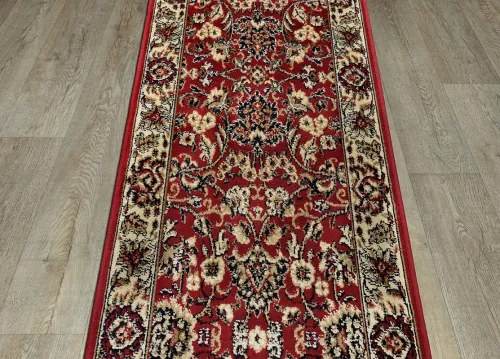 Koberce Breno Behúň PRACTICA 59/CVC, šíře role 100 cm, červená