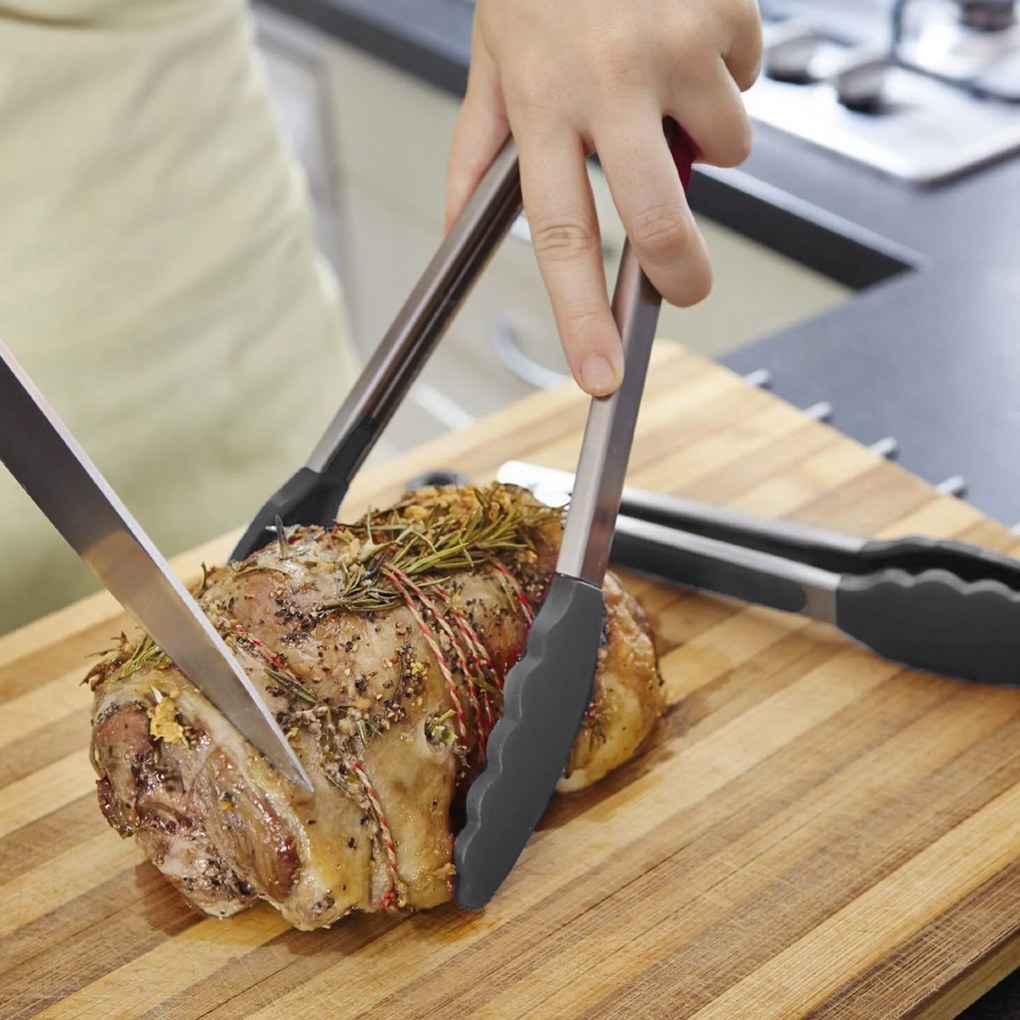 Silikónové kuchynské kliešte 30 cm