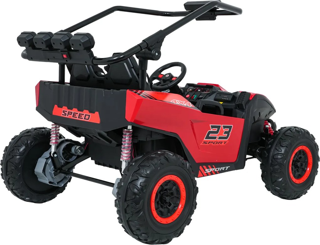 Ramiz Elektrická bugina TURBO 23 pre deti červená