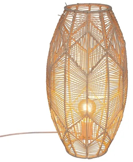 Atmosphera - Stojacia lampa KITA 1xE27/40W/230V ratan