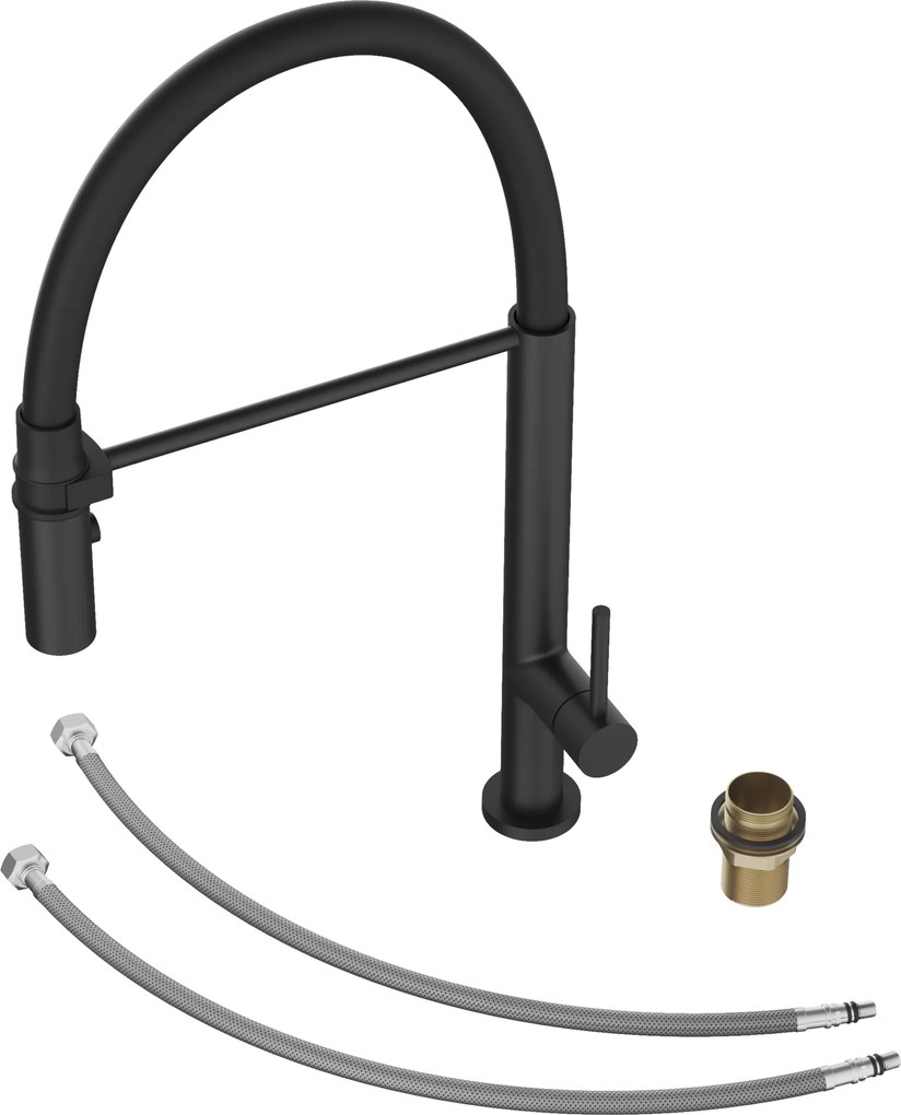 Gamma Vento Slim, vysoká drezová batéria, čierna matná, GMA-BVOS-BK