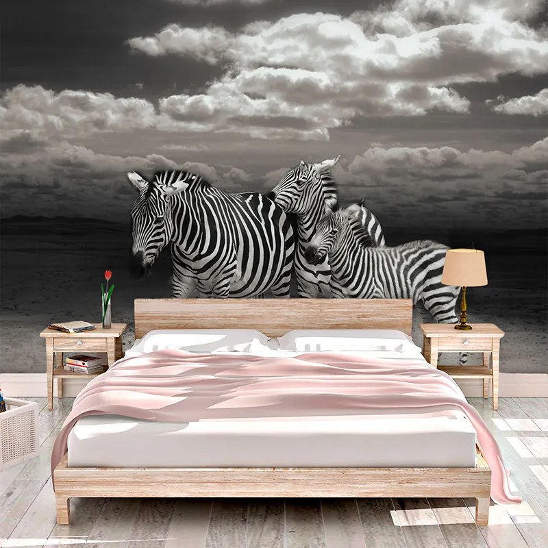 Sablio Tapeta Zebry - 208x125 cm