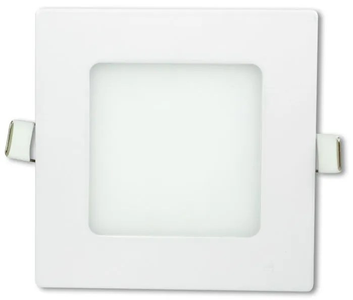 LED stropný panel štvorcový 6 W, teplá biela