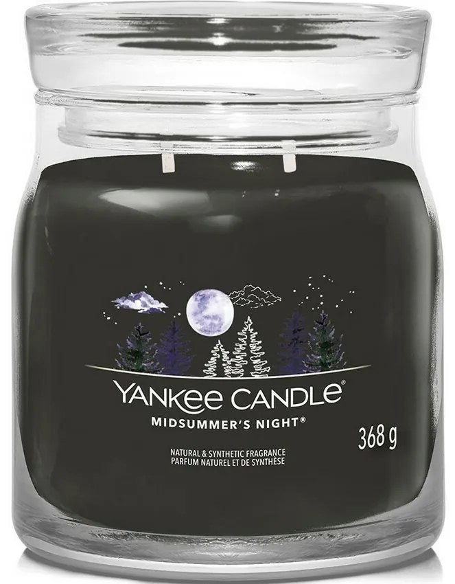 Yankee Candle Signature Midsummer’s Night vonnásviečka, stredná, 368 g, M