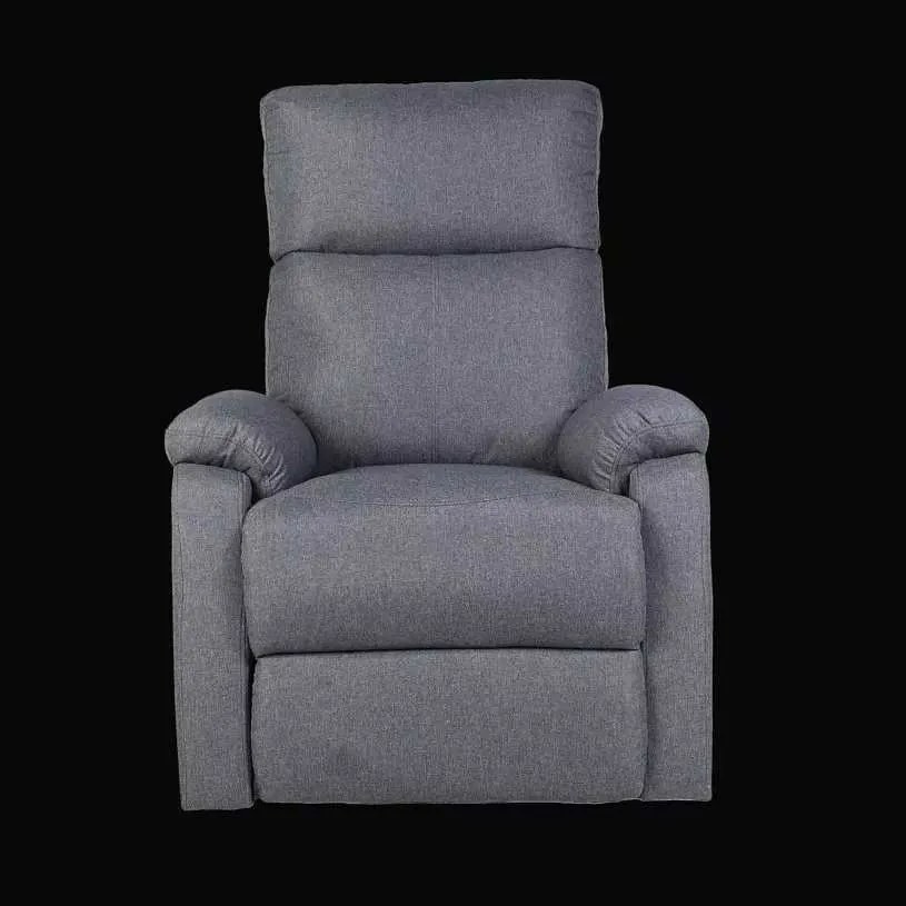 LuxuryForm DESIGN Televízne kreslo CARLOS s polohovaním - šedé