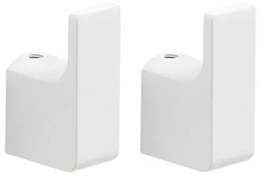 GEDY PI2702 Pirenei háčik, balenie 2 ks, biela mat