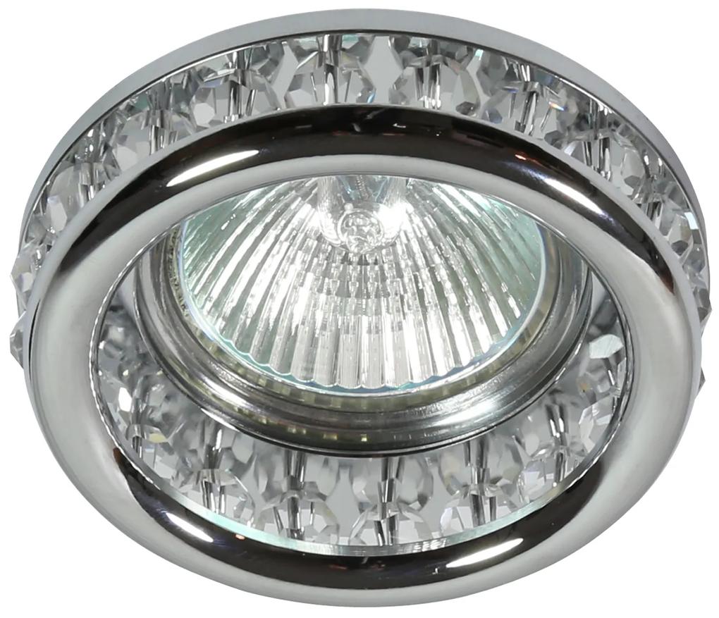 CLX Dizajnové podhľadové osvetlenie CELLO, 1xMR16, 50W, 7,7cm, okrúhle, číre