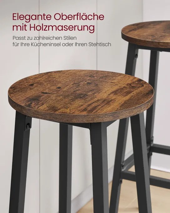 Set dvoch barových stoličiek LBC132K01 (2 ks)
