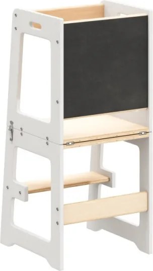 Učiaca veža 3v1 Mooby 35 naturálna / biela
