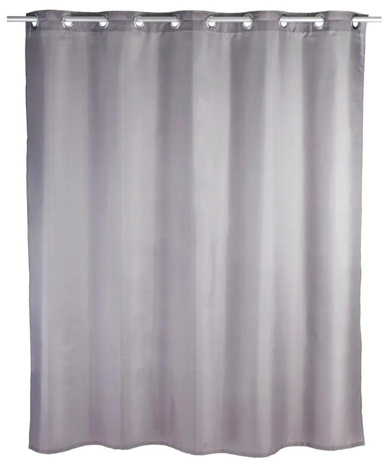 Sivý sprchový záves Wenko Comfort Flex, 180 x 200 cm