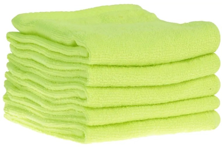 Detský uterák bavlnený 30x50 limetkový EMI