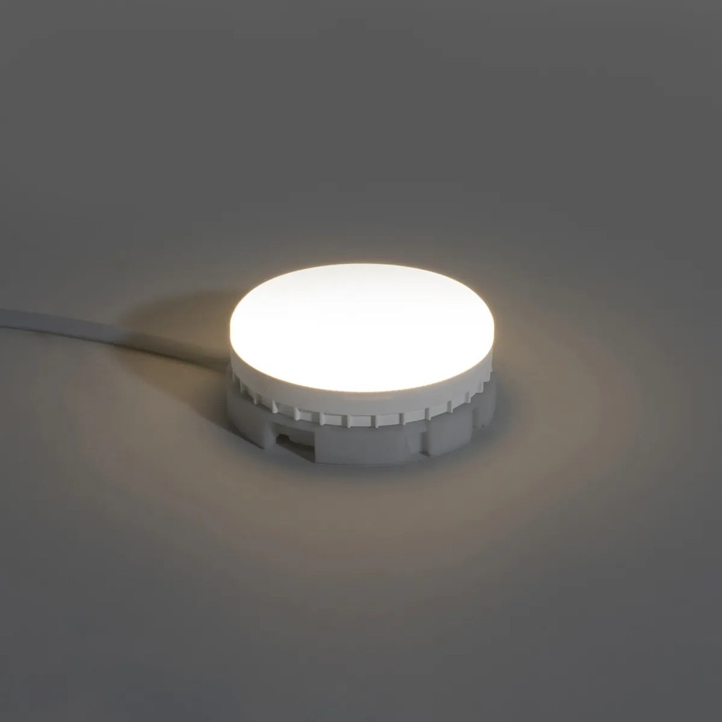 Sada 5 GX53 3-krokovo stmievateľných LED žiaroviek 9W 900 lm 3000K
