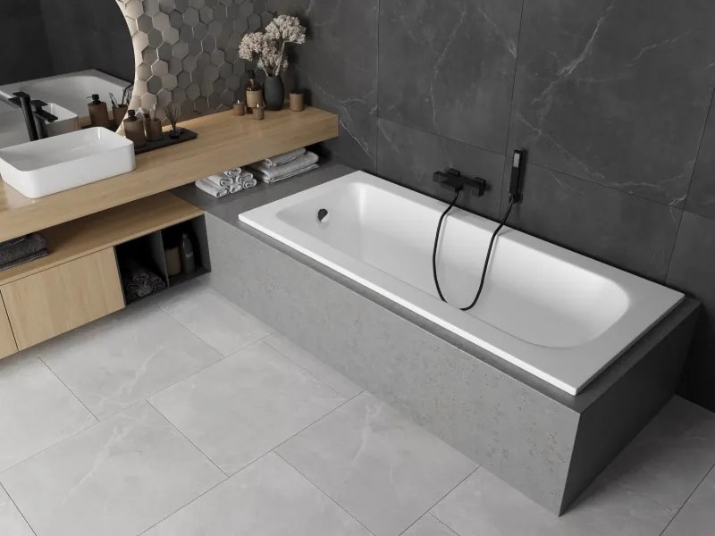 Mexen Vega obdĺžniková vaňa 180 x 80 cm, biela - 55011808000