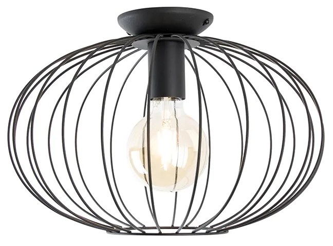 Inteligentné stropné svietidlo čierne vrátane Wifi G95 - Margarita