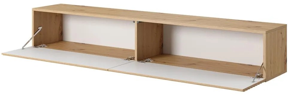 TV skrinka/stolík Purtas 175  (dub artisan). Akcia -16%. Vlastná spoľahlivá doprava až k Vám domov. 1098798