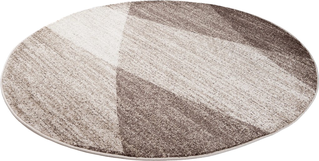 TA Koberec K195B BÉŽOVÉ SARI KOLESO 3UX Rozmer: 150x150 cm