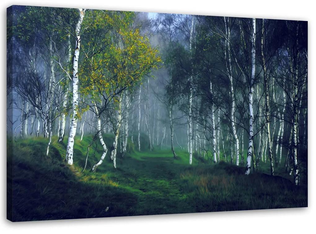 Gario Obraz na plátne Brezy v hmle Rozmery: 60 x 40 cm