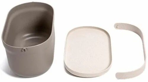 Plastia Nádoba na bioodpad bez rámčeka a vreciek, taupe, 4 l