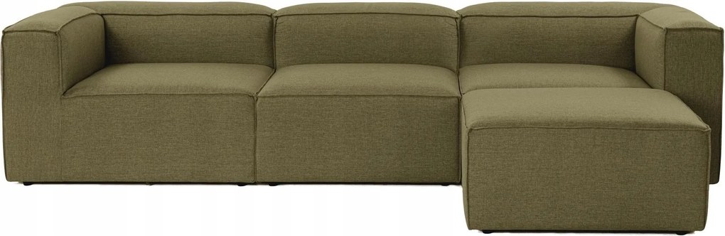 Rohová sedačka Forewona (zelená)