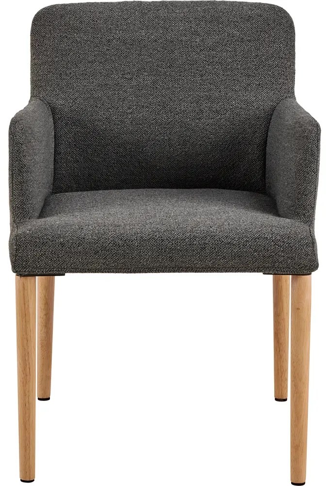 Jídelní křeslo Zoe z masivu antracit