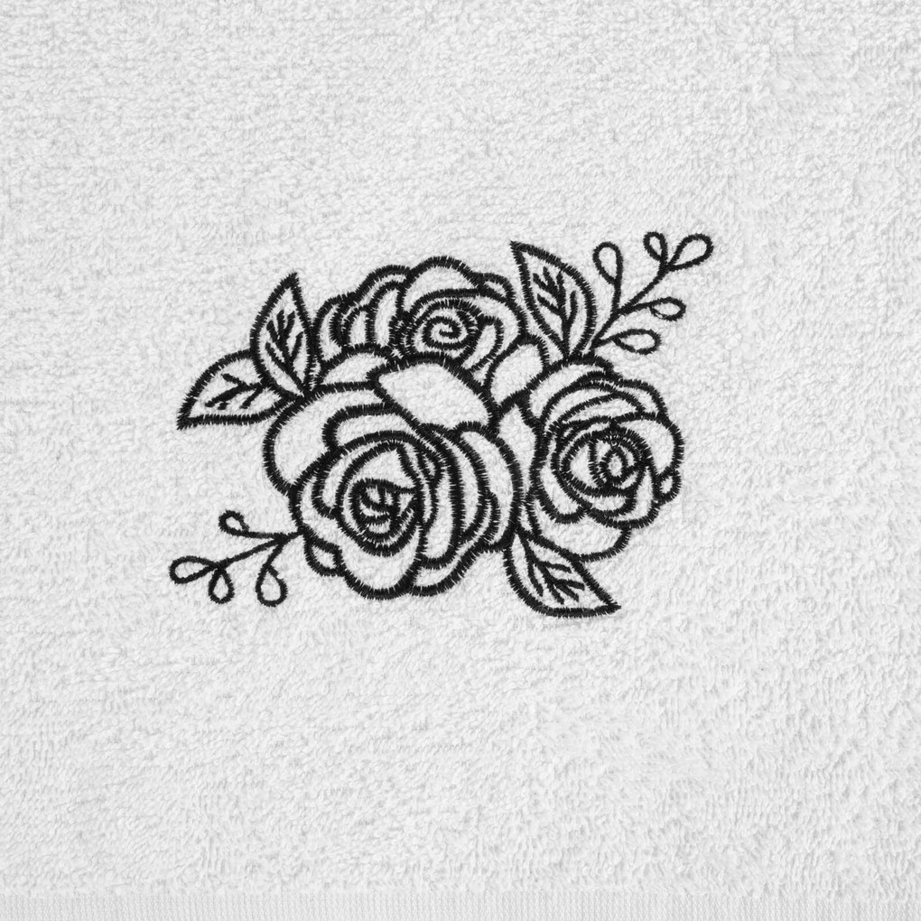 BAVLNENÝ UTERÁK SADA 30X50 CM, 50X90 CM, 70X140 CM BIELA