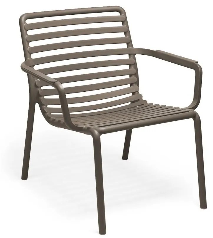 DOGA ARMCHAIR RELAX záhradná stolička s podrúčkami bianco