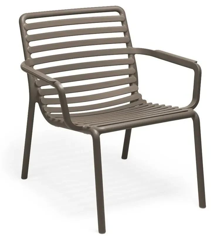 DOGA ARMCHAIR RELAX záhradná stolička s podrúčkami tabacco