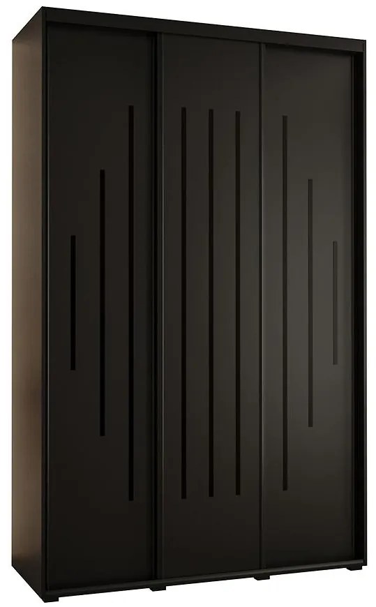 Skriňa 45 Canaris 12 180 čierna/čierna