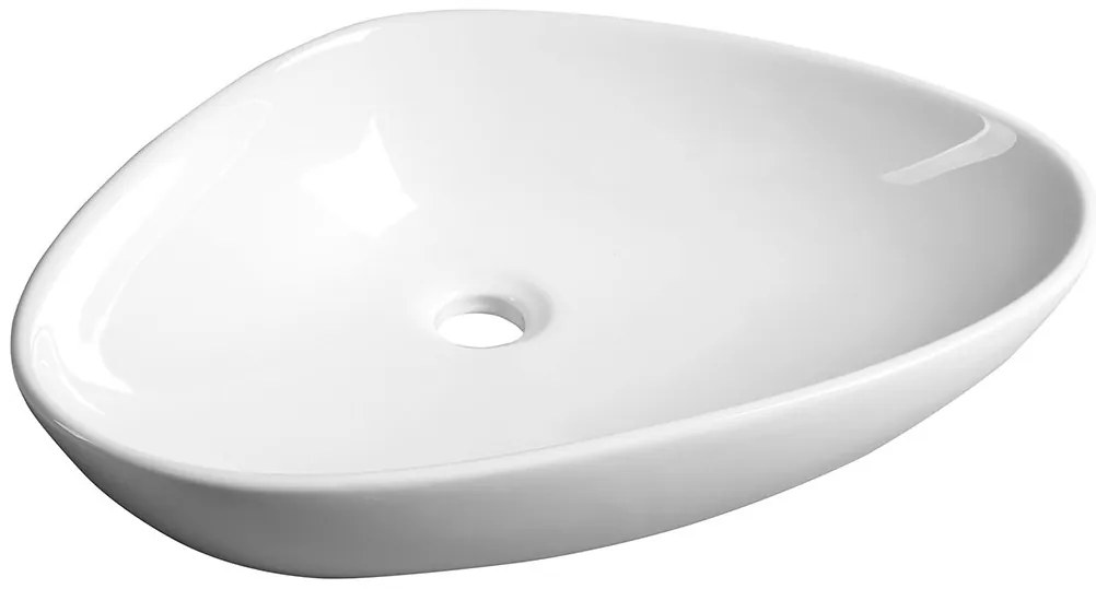 Sapho Sapho, TERUEL keramické umývadlo, 58,5x14x39 cm, na dosku, BH7007