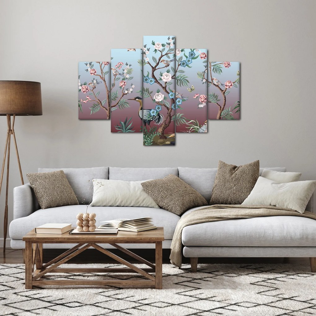 Obraz - Vtáčí park (150x105 cm)