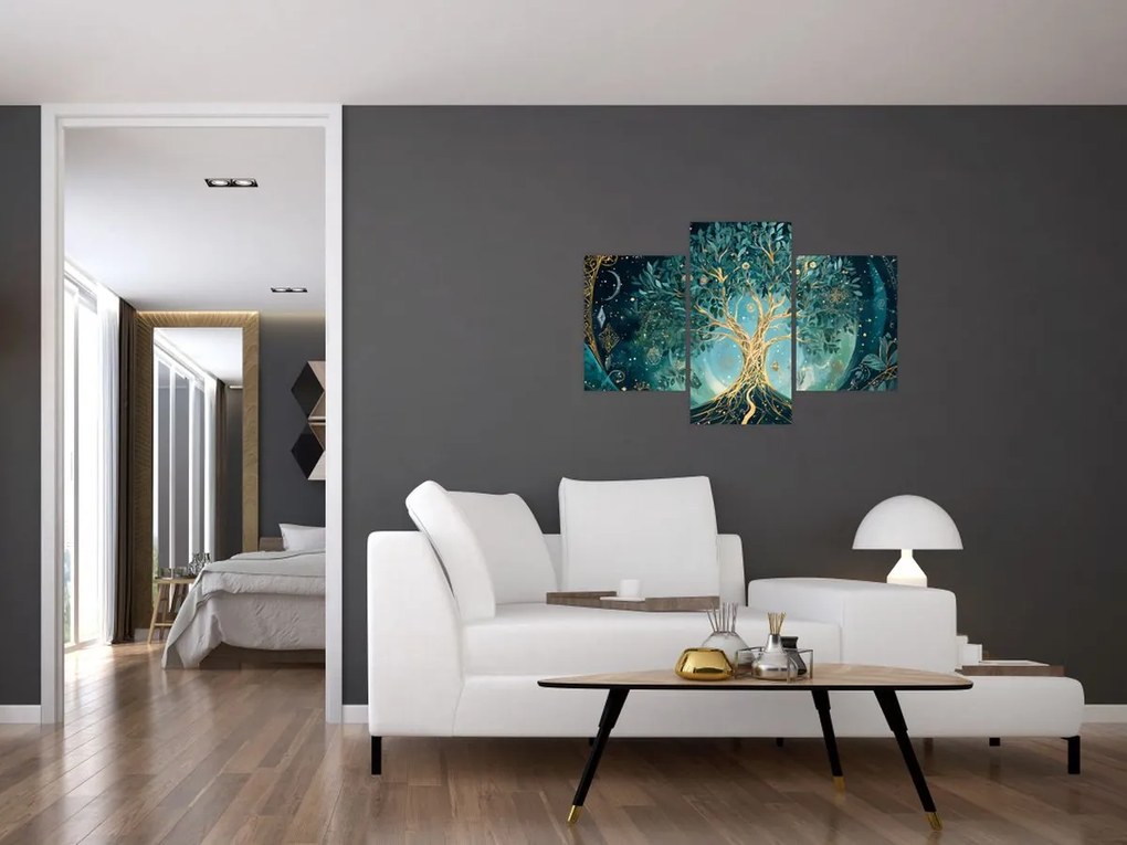 Obraz – Strom života vo vesmíre (90x60 cm)