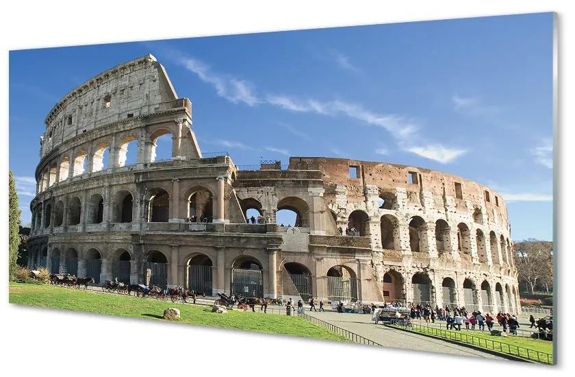 Sklenený obraz Rome Colosseum 125x50 cm