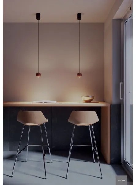 Redo 01-3547 - LED Luster na lanku AVES LED/12W/230V pr. 9,6 cm CRI 90 zlatá