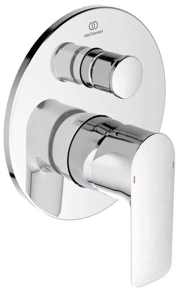 Vaňová podomietková batéria v lesklo striebornej farbe Connect Air – Ideal Standard