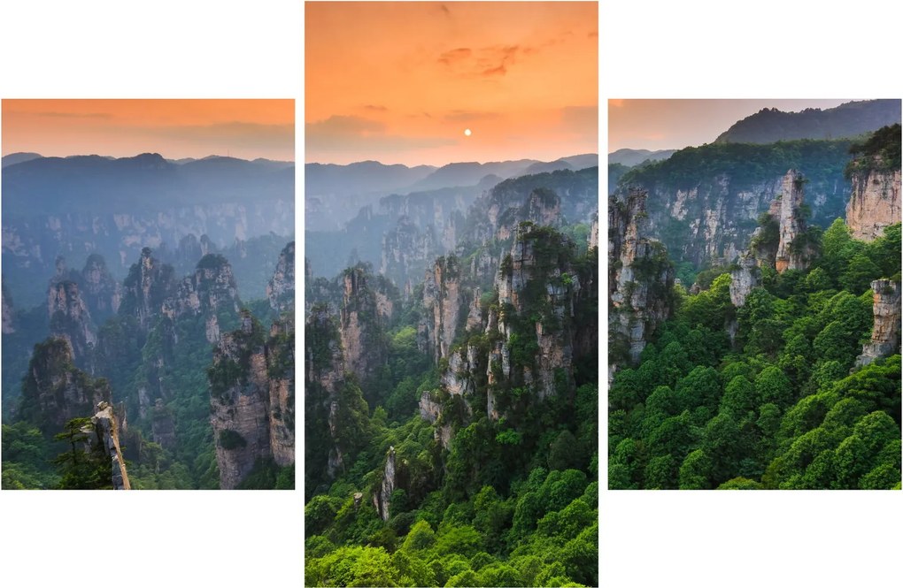 Obraz - Národný lesný park Zhangjiajie (90x60 cm)