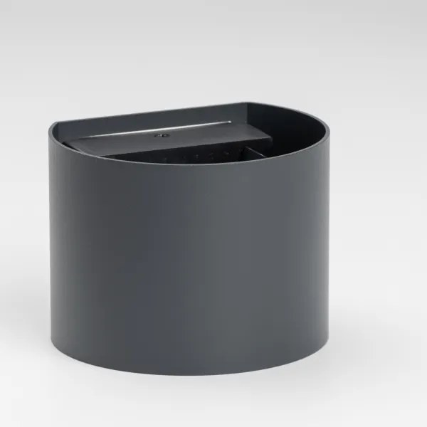 Brilagi - LED Vonkajšie nástenné svietidlo RONDO LED/6W/230V antracit IP54